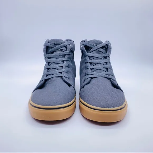 FILA Men’s Mid Gray Canvas Sneakers