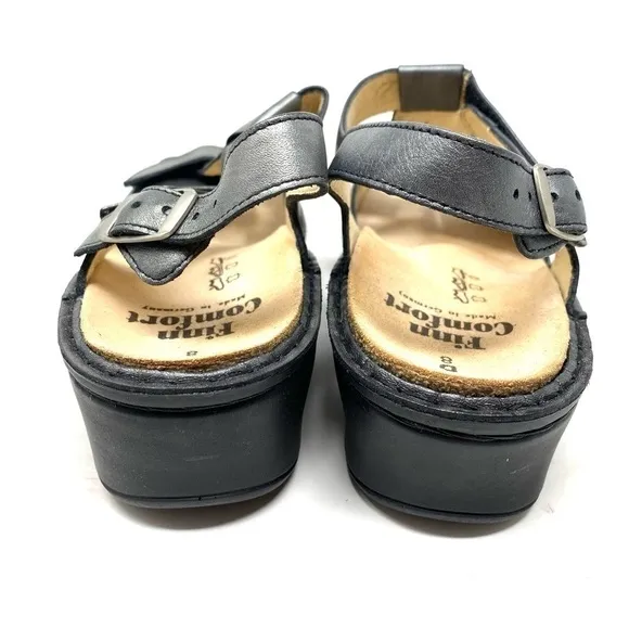 Finn Comfort Adana Volcano Leather Sandals