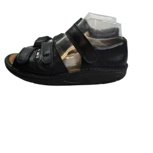 Finn Comfort Baltrum black open toe closed ankle comfort sandals adjustable