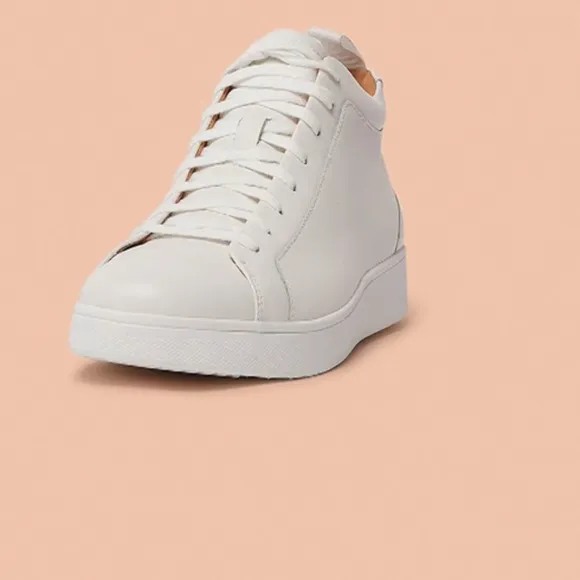 FIT FLOP - RALLY Leather High-Top Sneakers - LIKE NEW