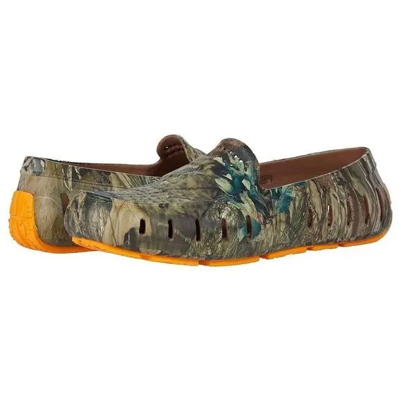 Floafers Country Club Driver Loafers Men 13 Mossy Oak Camo Slip On Shoes ZPO2751