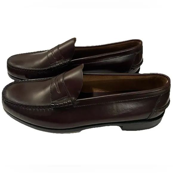 Florsheim FLS Men’s Burgundy Brown Penny Loafers Slip On Size 12 NWOB
