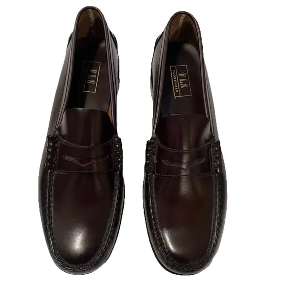 Florsheim FLS Men’s Burgundy Brown Penny Loafers Slip On Size 12 NWOB