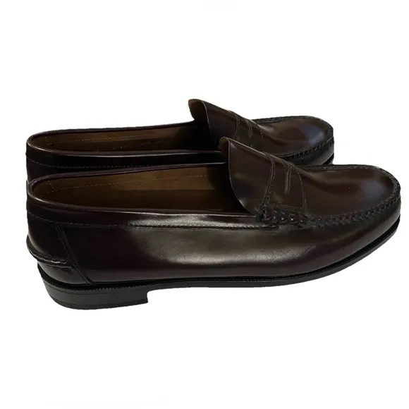 Florsheim FLS Men’s Burgundy Brown Penny Loafers Slip On Size 12 NWOB