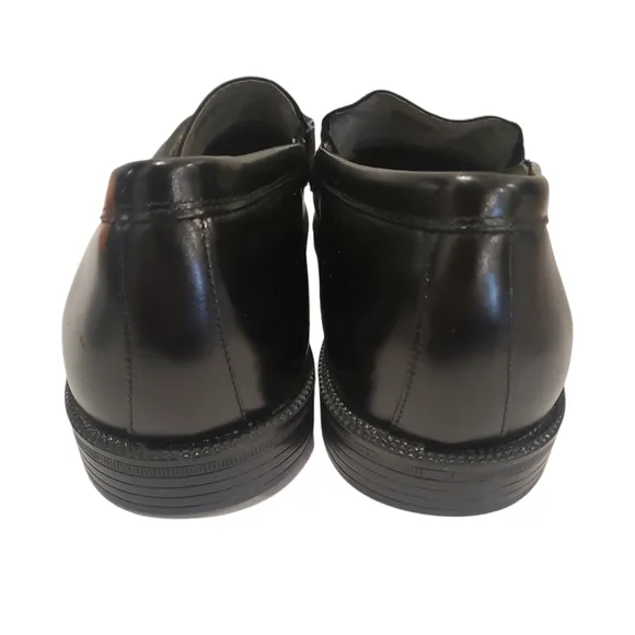 Florsheim New Black Men's Leather Dress Shoes Loafers Size 13 Forum Bit Slip On