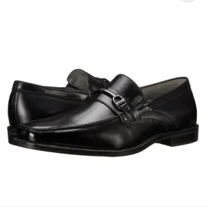 Florsheim New Black Men's Leather Dress Shoes Loafers Size 13 Forum Bit Slip On