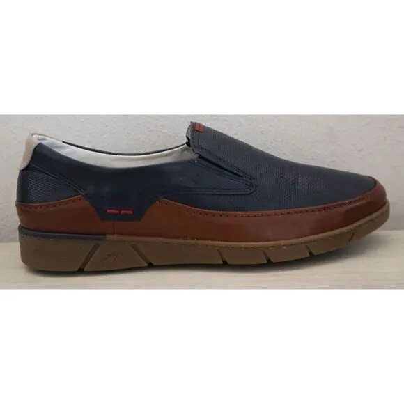 Fluchos 41169 Men's Sz 43 US 10 Oceano Blue Barry F1153 Slip-On Loafers