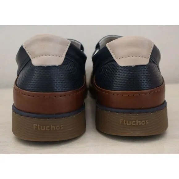 Fluchos 41169 Men's Sz 43 US 10 Oceano Blue Barry F1153 Slip-On Loafers