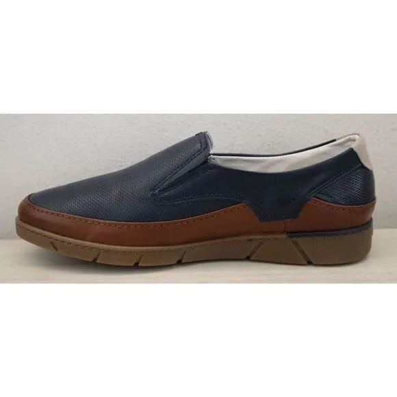Fluchos 41169 Men's Sz 43 US 10 Oceano Blue Barry F1153 Slip-On Loafers