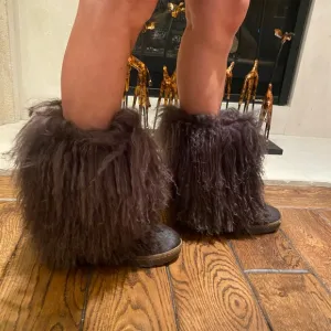 Fluffy Bohemian Boots