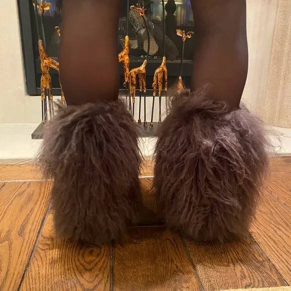 Fluffy Bohemian Boots