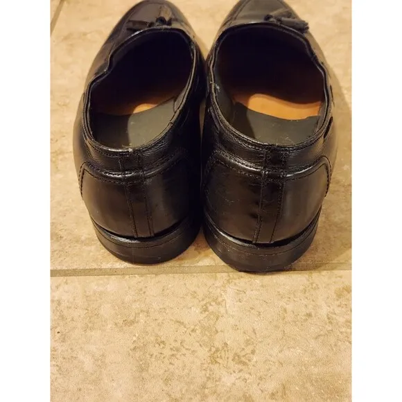 FootJoy Classics Mens 12 D Black Tassels Leather Golf USA Loafers