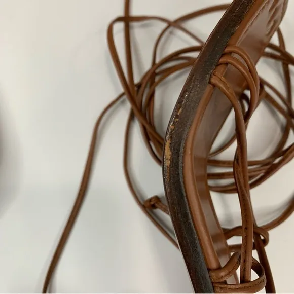 FRAME Le Doheny Strappy Lace Up Heel Sandals