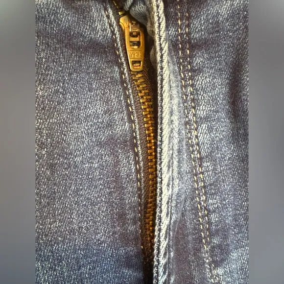 FRAME Women’s Le Crop Distressed Hem Mini Boot Cut Jeans, Size 32