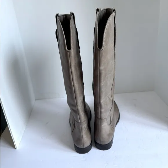Franco Fortini Womens Ontario Riding Boots Leather Knee High Pull On. Size 7.5