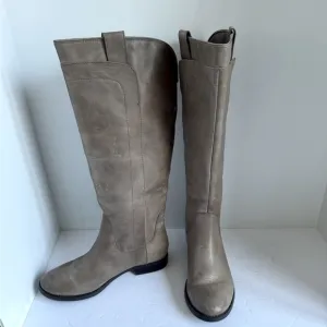 Franco Fortini Womens Ontario Riding Boots Leather Knee High Pull On. Size 7.5