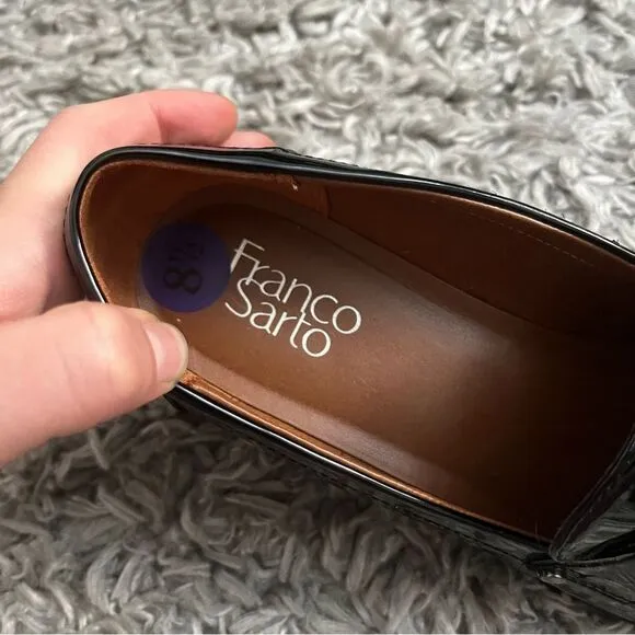 Franco sarto black Cassandra loafers size 8.5