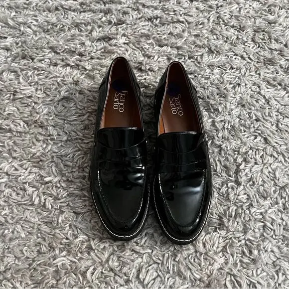 Franco sarto black Cassandra loafers size 8.5