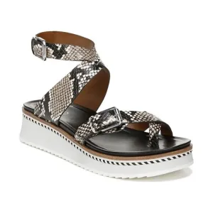 Franco Sarto Eli Sport Wedge Sandal in Snakeskin sz 6