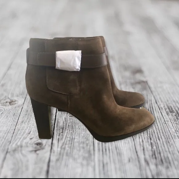 Franco Sarto Idrina Suede Ankle Boots 8M