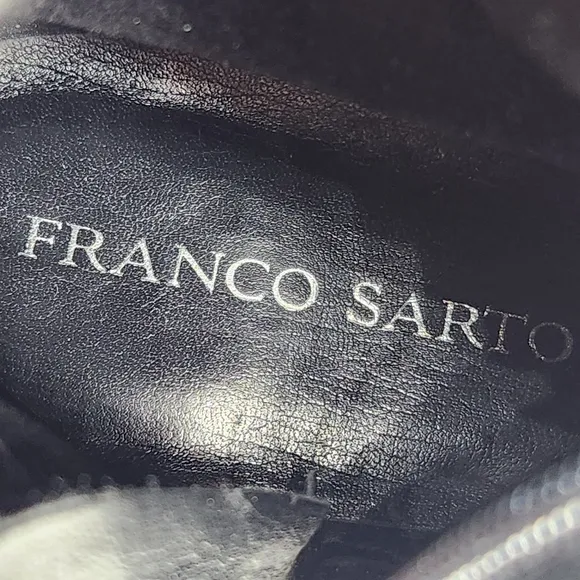 Franco Sarto over the knee boots women's 8.5M black suede riding flat equestrian