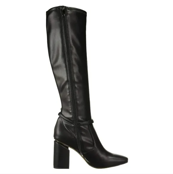 Franco Sarto Roxanne Block-Heel Tall Boots Size 9M $179