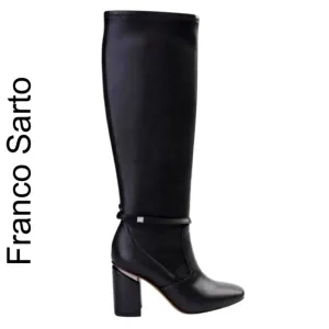 Franco Sarto Roxanne Block-Heel Tall Boots Size 9M $179