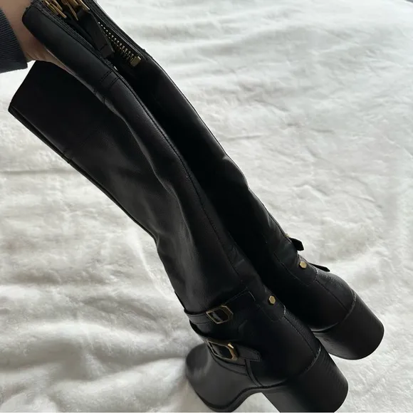 Franco Sarto Women’s Size 11 Black Lapis Riding Boots