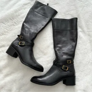 Franco Sarto Women’s Size 11 Black Lapis Riding Boots