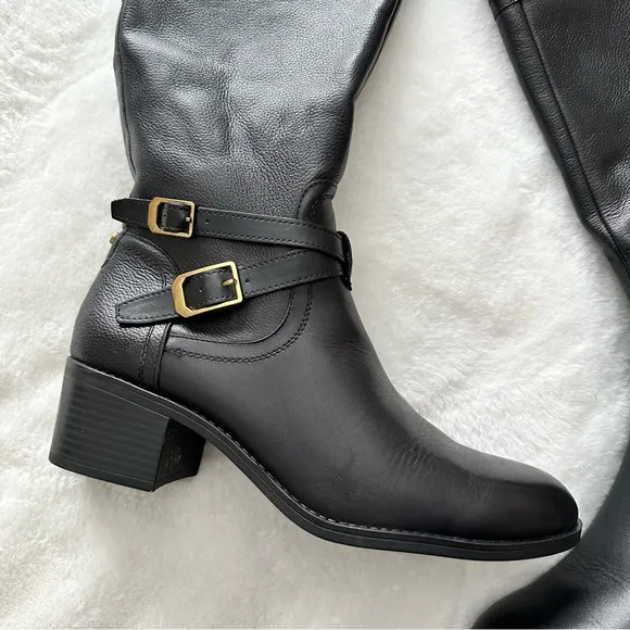 Franco Sarto Women’s Size 11 Black Lapis Riding Boots