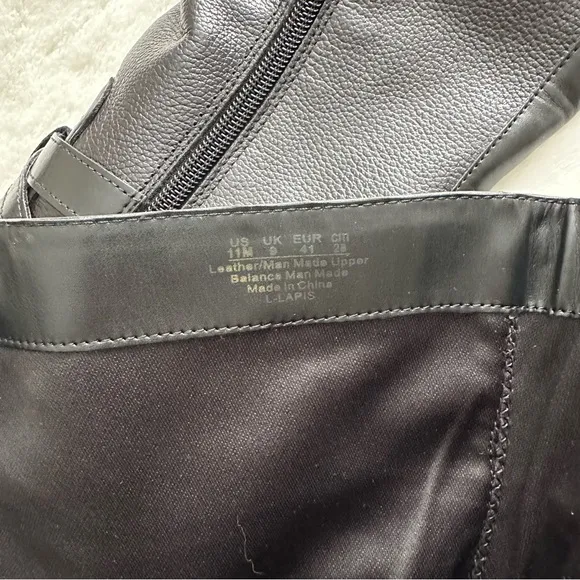 Franco Sarto Women’s Size 11 Black Lapis Riding Boots