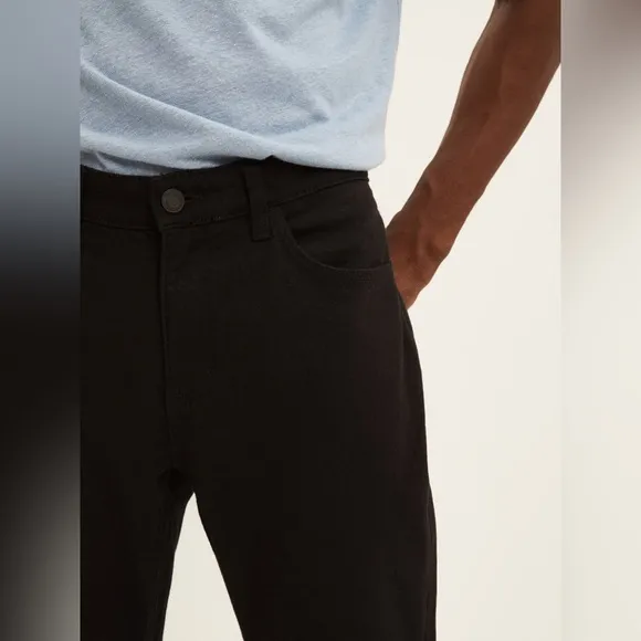 Frank &amp;‎ Oak Mens The Slim Dylan Jean in Black sz 36x34 NWT