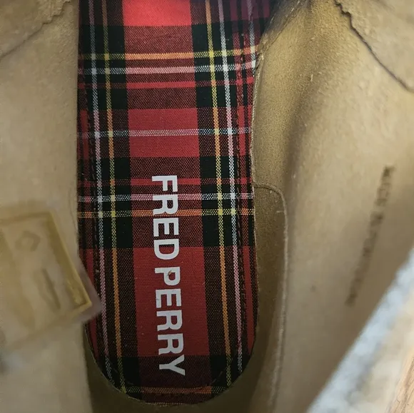 Fred Perry NWO BOX Hawley Suede Desert Boots Size 8