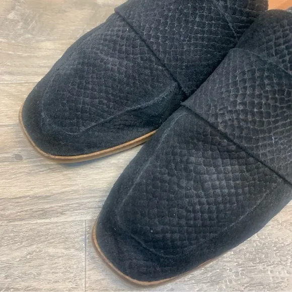 Free People At Ease Slip On Suede Loafer Flats