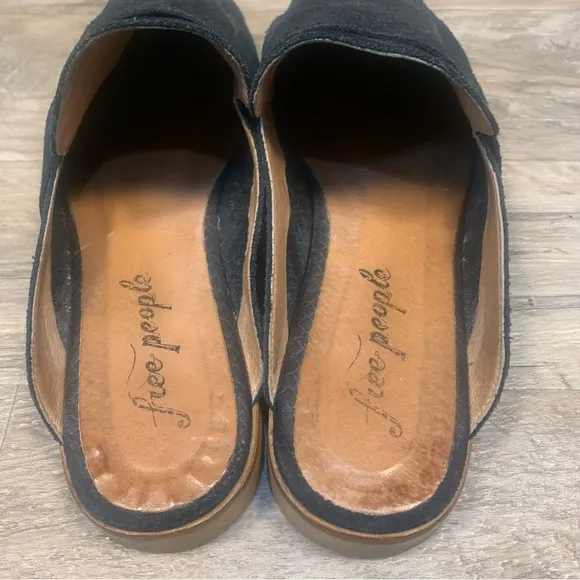 Free People At Ease Slip On Suede Loafer Flats