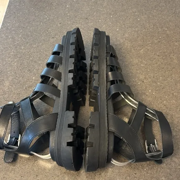 Free People Hadley Hammered Stud Sandals 10.5