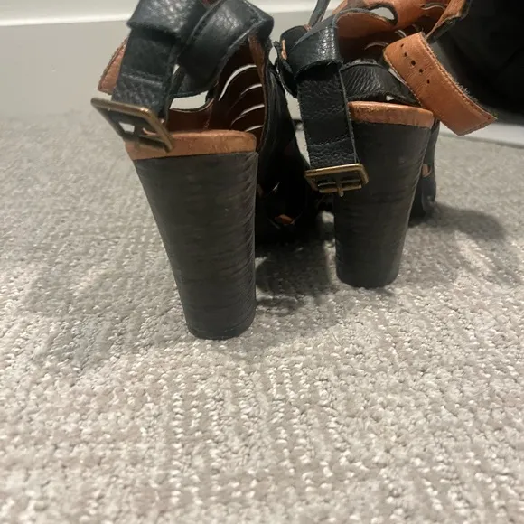 Free people Hayes boot Black Heeled Sandals