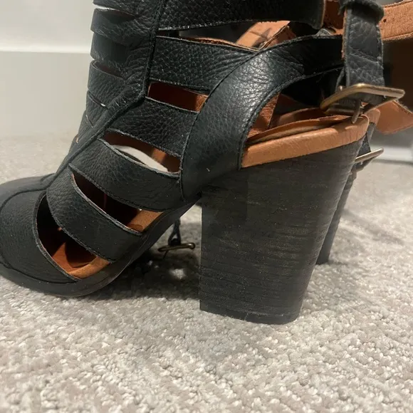Free people Hayes boot Black Heeled Sandals
