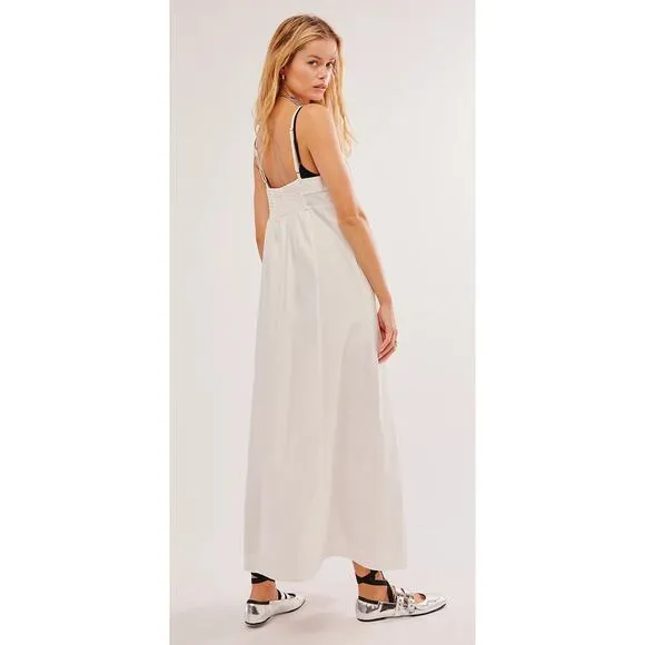 Free People Just Jill Maxi Dress in Ivory size Small