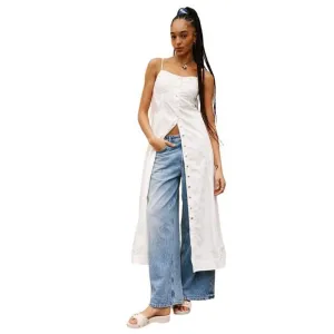 Free People Just Jill Maxi Dress in Ivory size Small