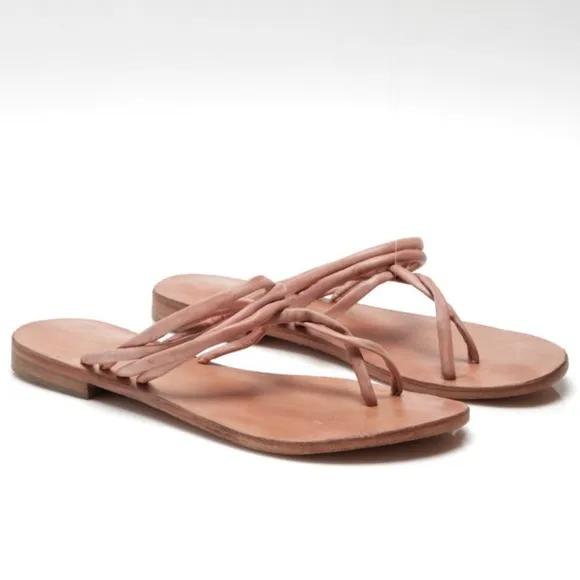 Free People Kayla Soft Strappy Sandals - Sweetheart Sunrise