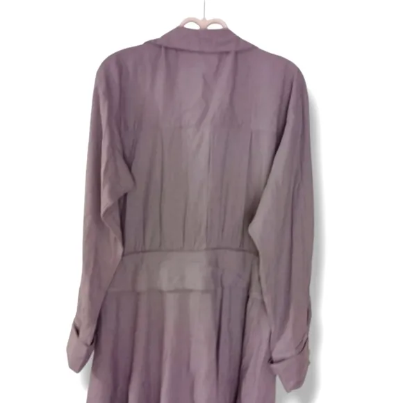 Free People Maxwell Linen Blend Mini Dress in Quail Size Medium NWOT $148