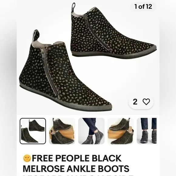 Free People, MELROSE, ankle boots ,  made in India, size39 EUR