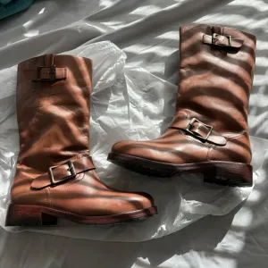 Free People Moto Riding Buckle Boots