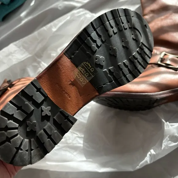 Free People Moto Riding Buckle Boots