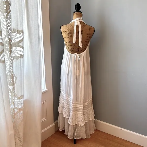 Free People • NWT Endless Summer Slice of Heaven Ivory White Maxi Dress Size S