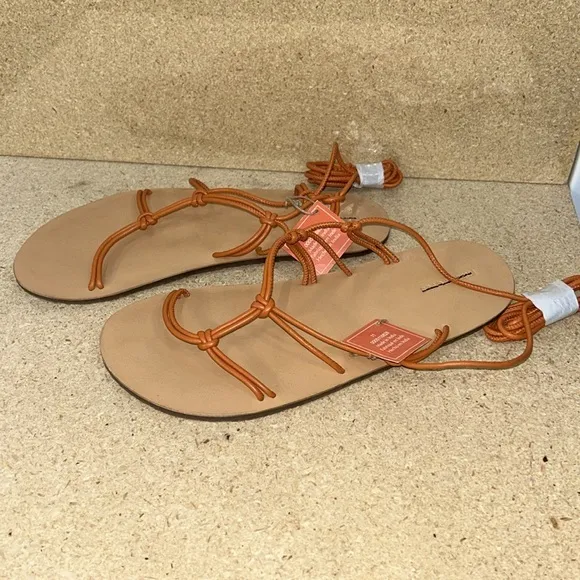 Free People So Strappy Sandals - Sunset Orange (S1)