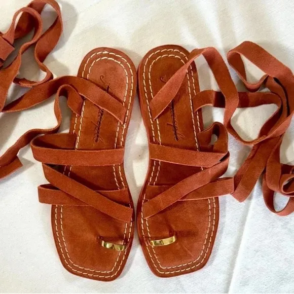 Free People Suede Sandals