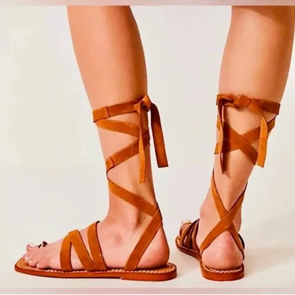 Free People Suede Sandals