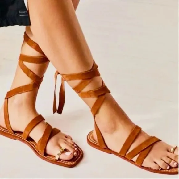Free People Suede Sandals